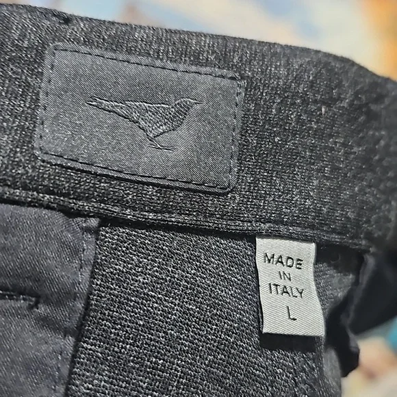 Crow Philosophy Italy Heather Gray Casual Pants Size Large New - Picture 7 of 12